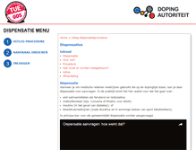Tablet Screenshot of gds.dopingautoriteit.nl